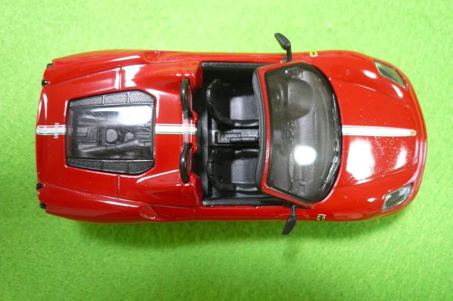 Kyosho Ferrari ミニカー 1:64 スポーツカー 1/64 Kyosho FERRARI SCUDERIA SPIDER 16M BLACK diecast car